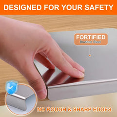 Stainless Steel Cutting Board For Kitchen - Large 304 Chopping Boards With Lid And Non-Slip Pad For Countertop, Suitable For Meat Vegetables Bread And Baking,Kitchen Accessories,