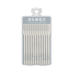 360 Degree Rotating Double Head Nose Hair Trimmer Nose Hair Removal Trimming Washable Portable Nose Ear Hair Trimmer Tools