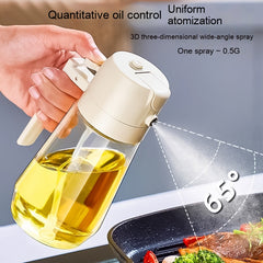 Oil Sprayer Dispenser For Cooking BBQ 2 In 1 Glass Oil Vinegar Soy Sauce Spray Kitchen Oil Bottle For Air Fryer